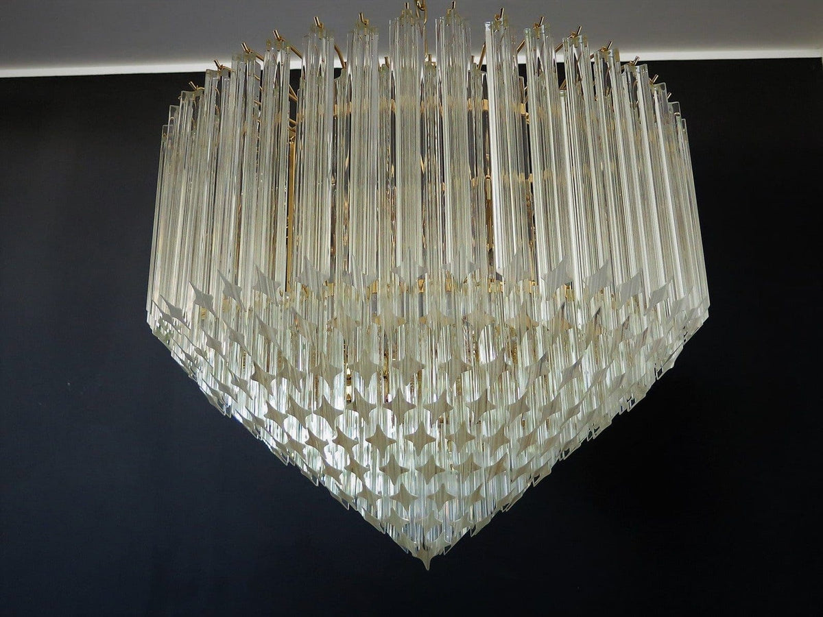 Murano Glass Chandelier – Transparent