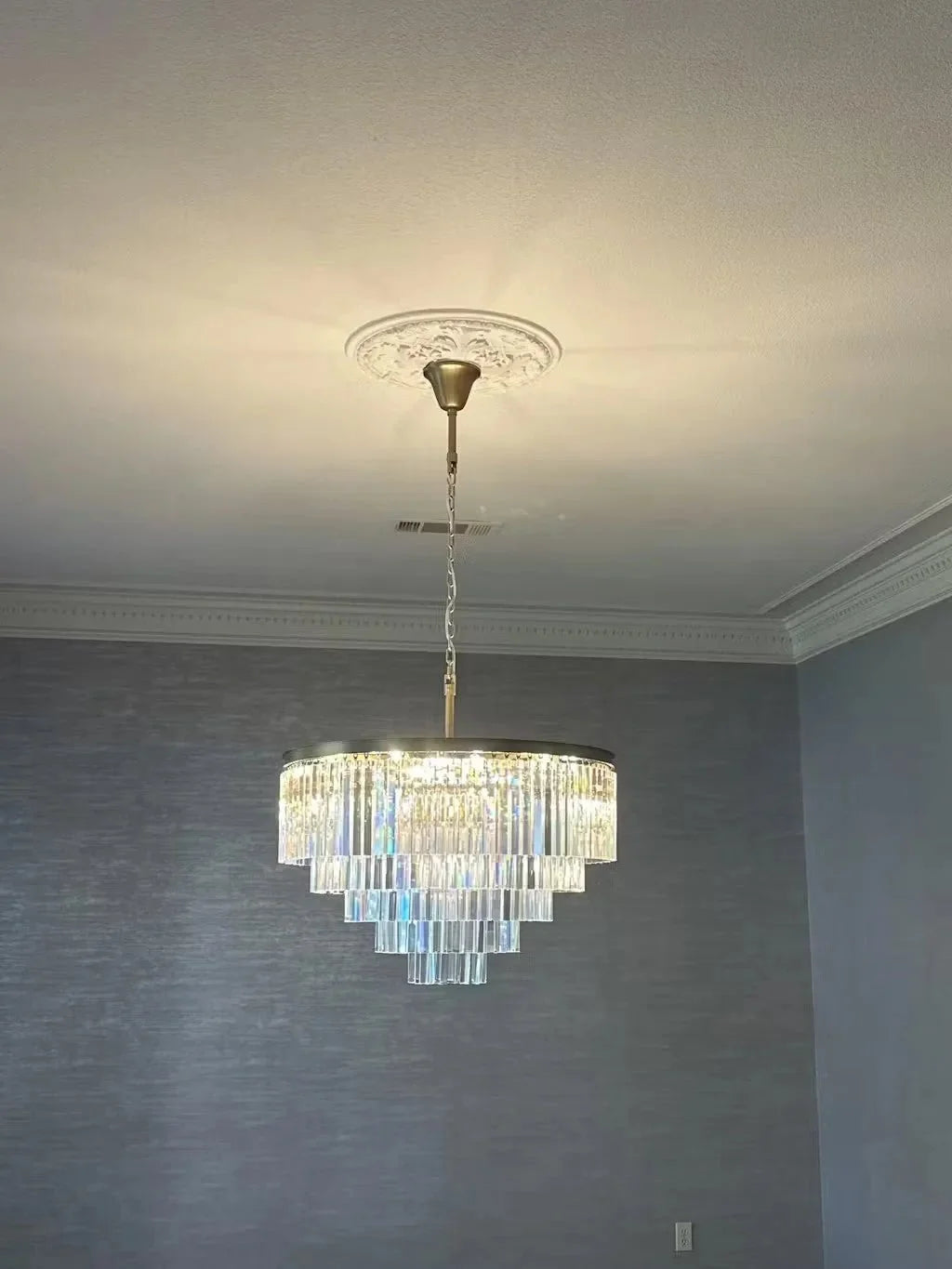 1920s Odeen Round Chandelier - cyranlighting