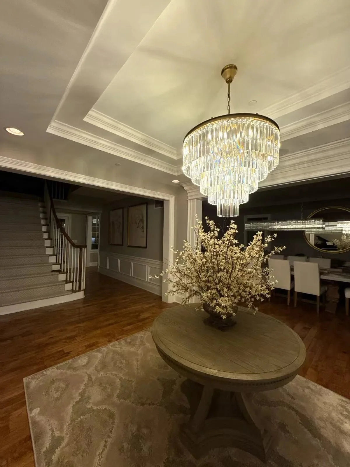 1920s Odeen Round Chandelier - cyranlighting