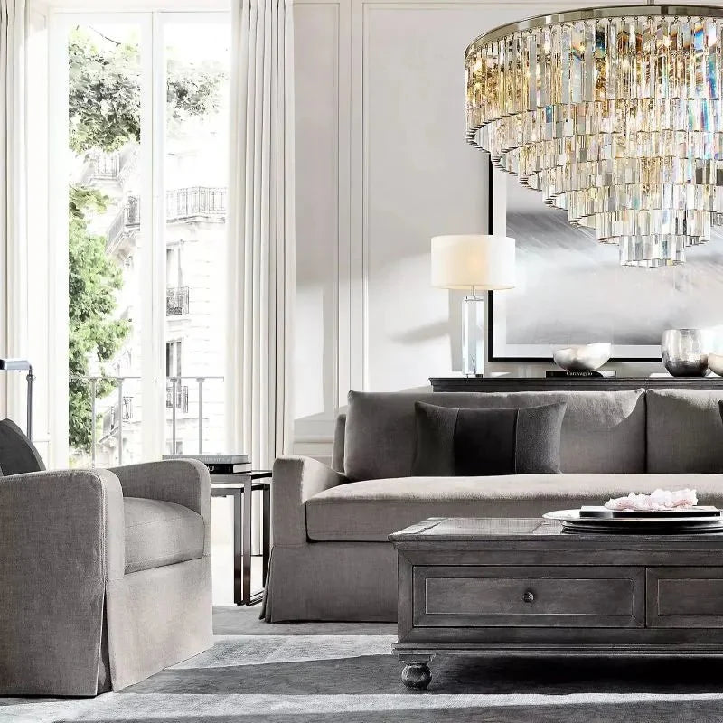 1920s Odeen Round Chandelier - cyranlighting