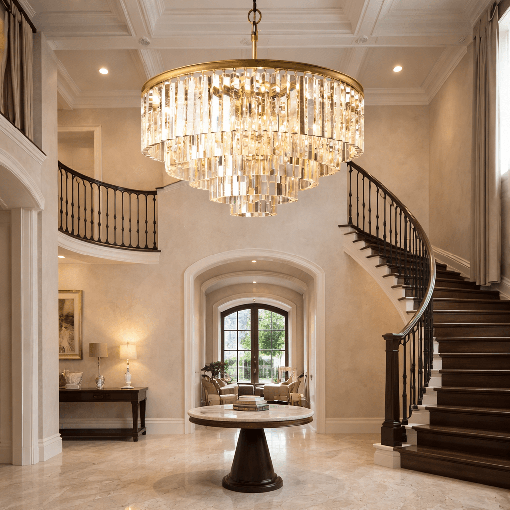 1920s Odeen Round Chandelier - cyranlighting