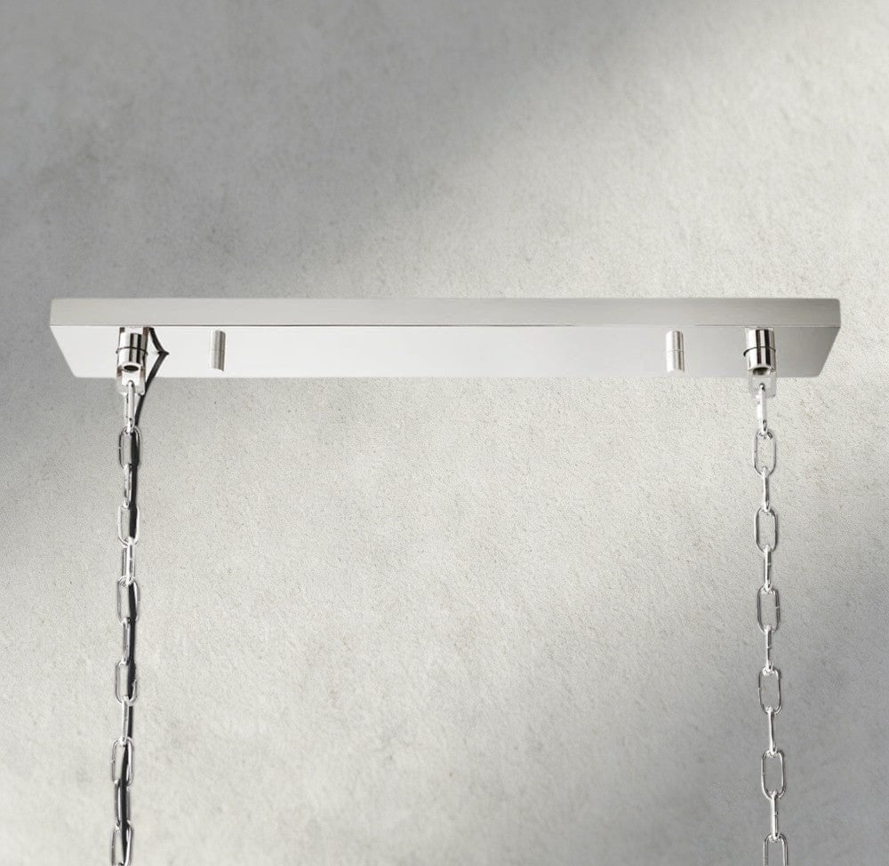 1920S Rectangular Chandelier 40", 49", 59" - cyranlighting