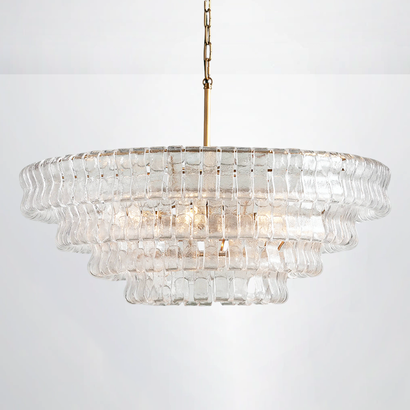 Callista 4/5-Tier Glass Round Chandelier