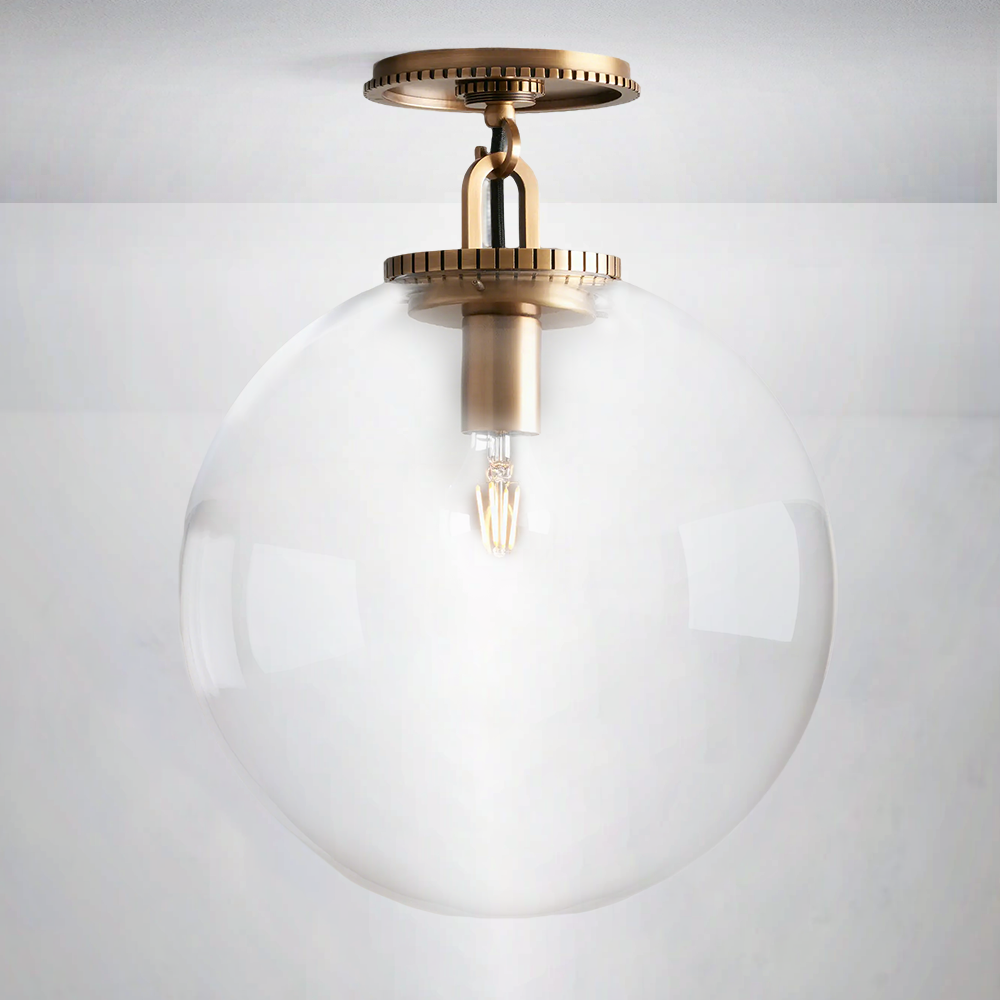 Zarela Globe Flush Mount