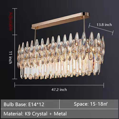 New Arrival Crystal Chandelier Modern Living Room Ceiling Light