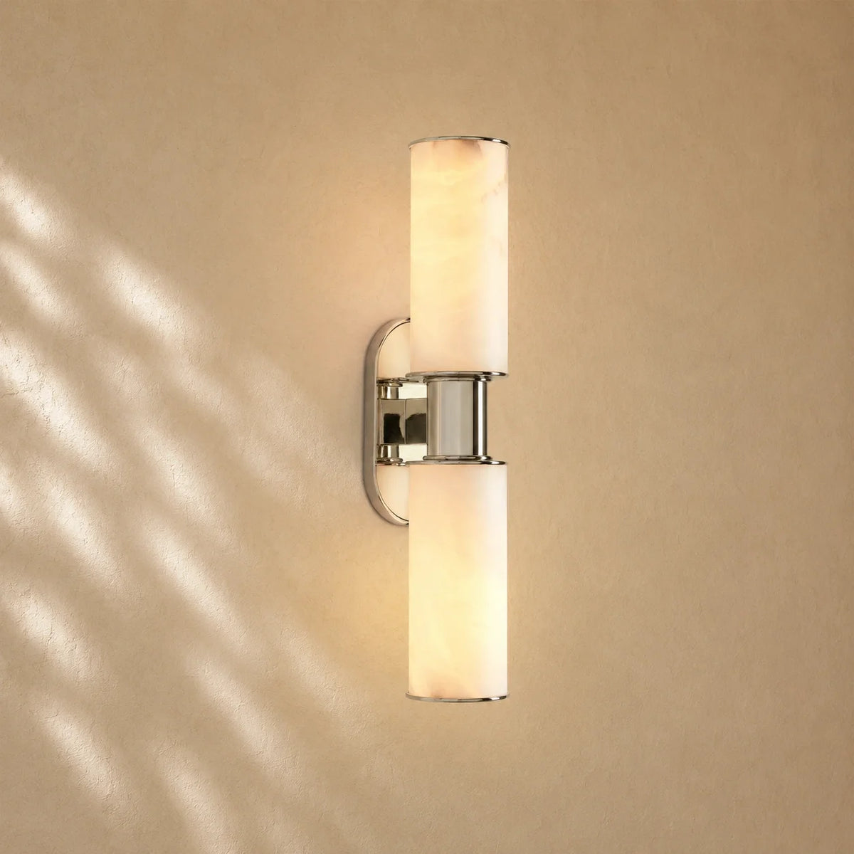 Harlin 2-Light Wall Sconce in Alabaster