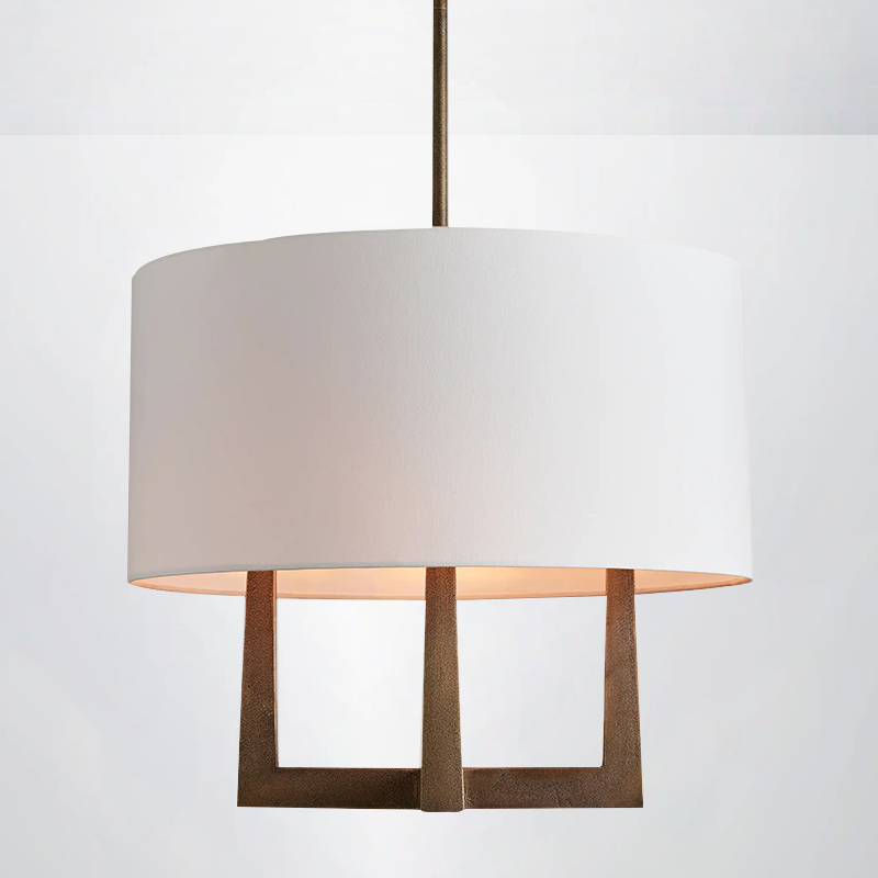 Lumaire Shaded Chandelier 24"