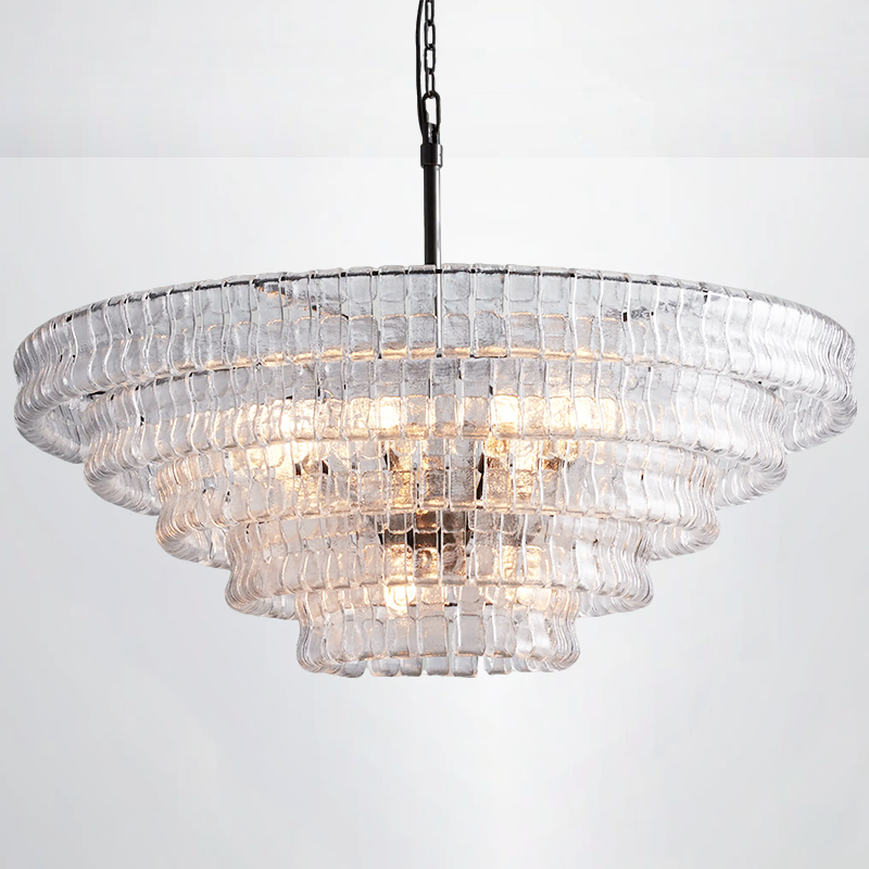 Callista 4/5-Tier Glass Round Chandelier
