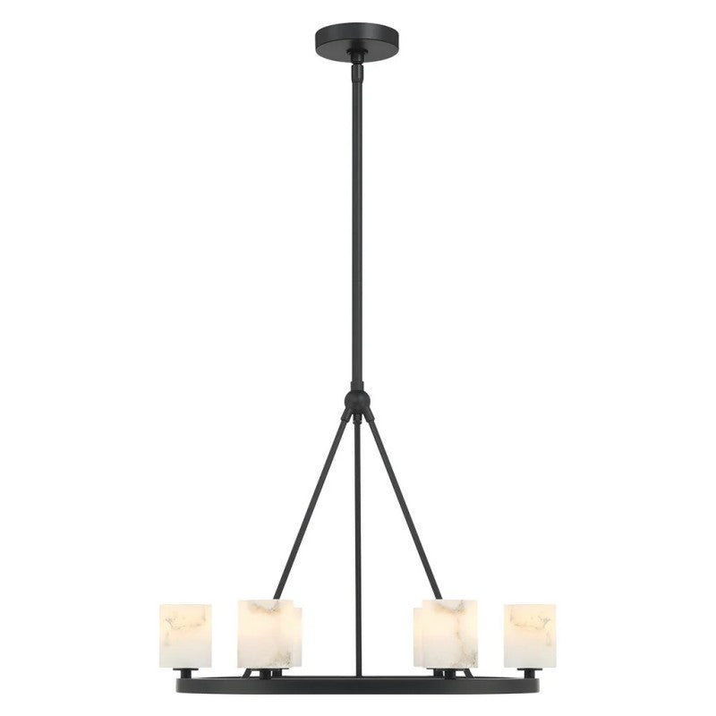 Estate 6 Light Chandelier Alabaster