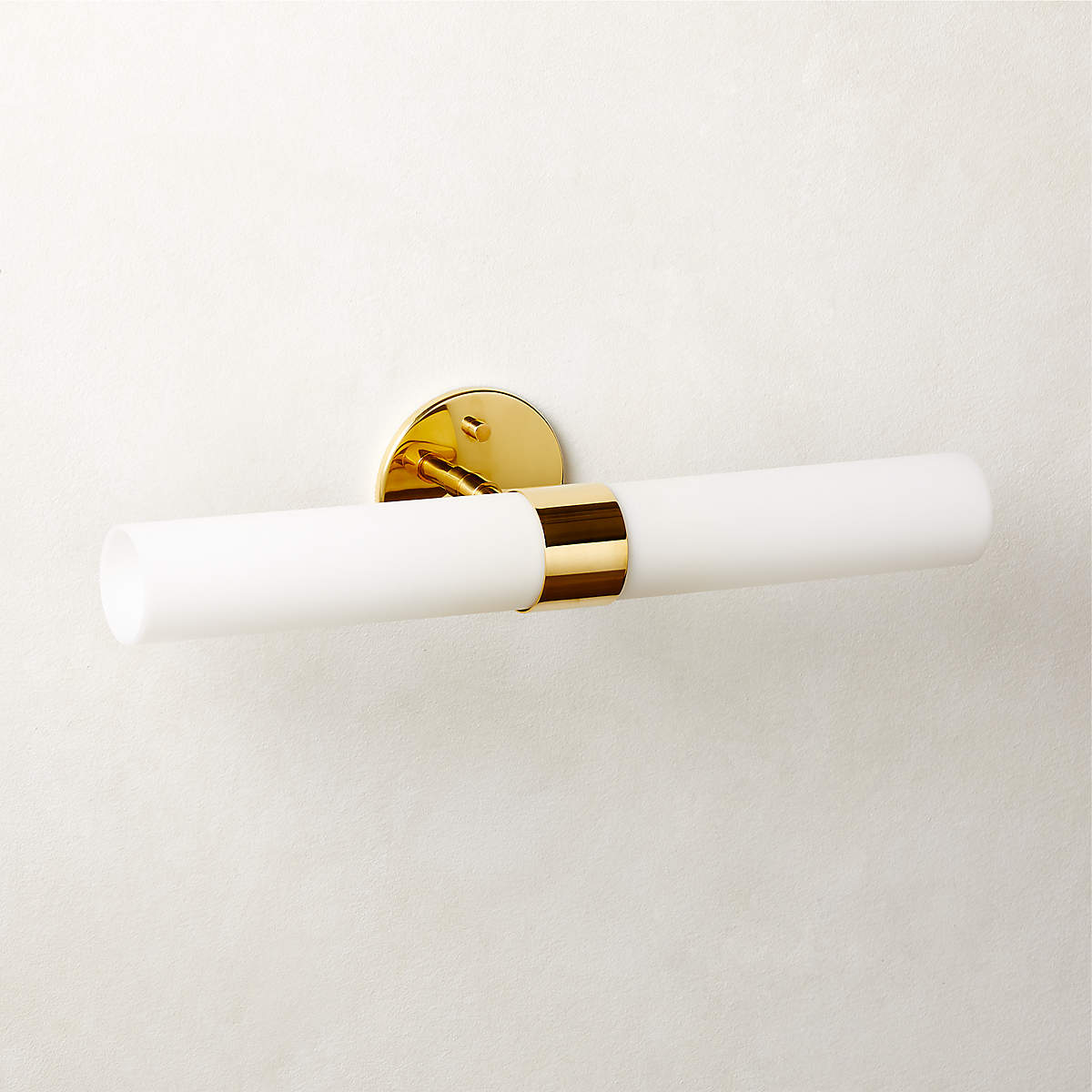 Gilded Glass Wall Sconce