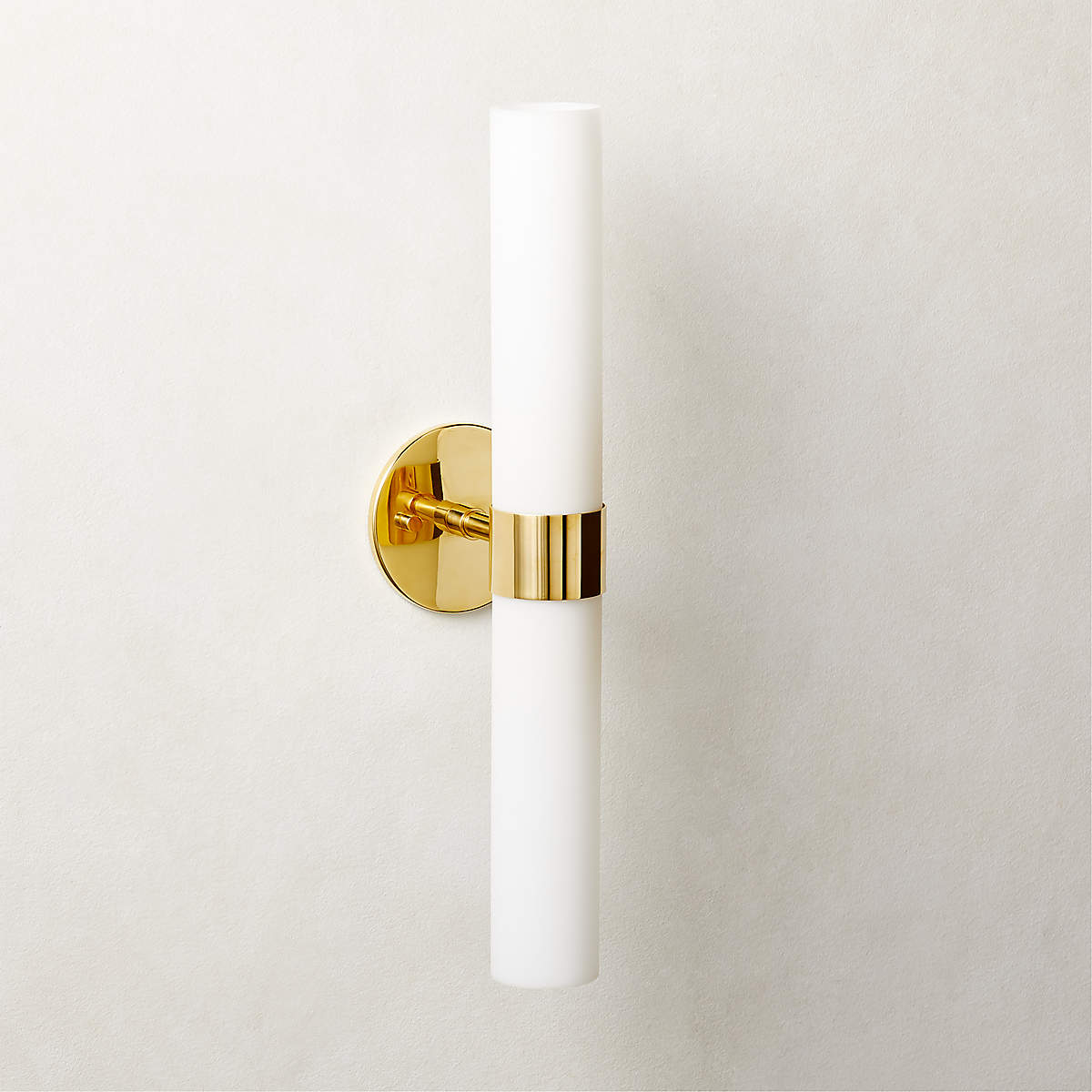 Gilded Glass Wall Sconce