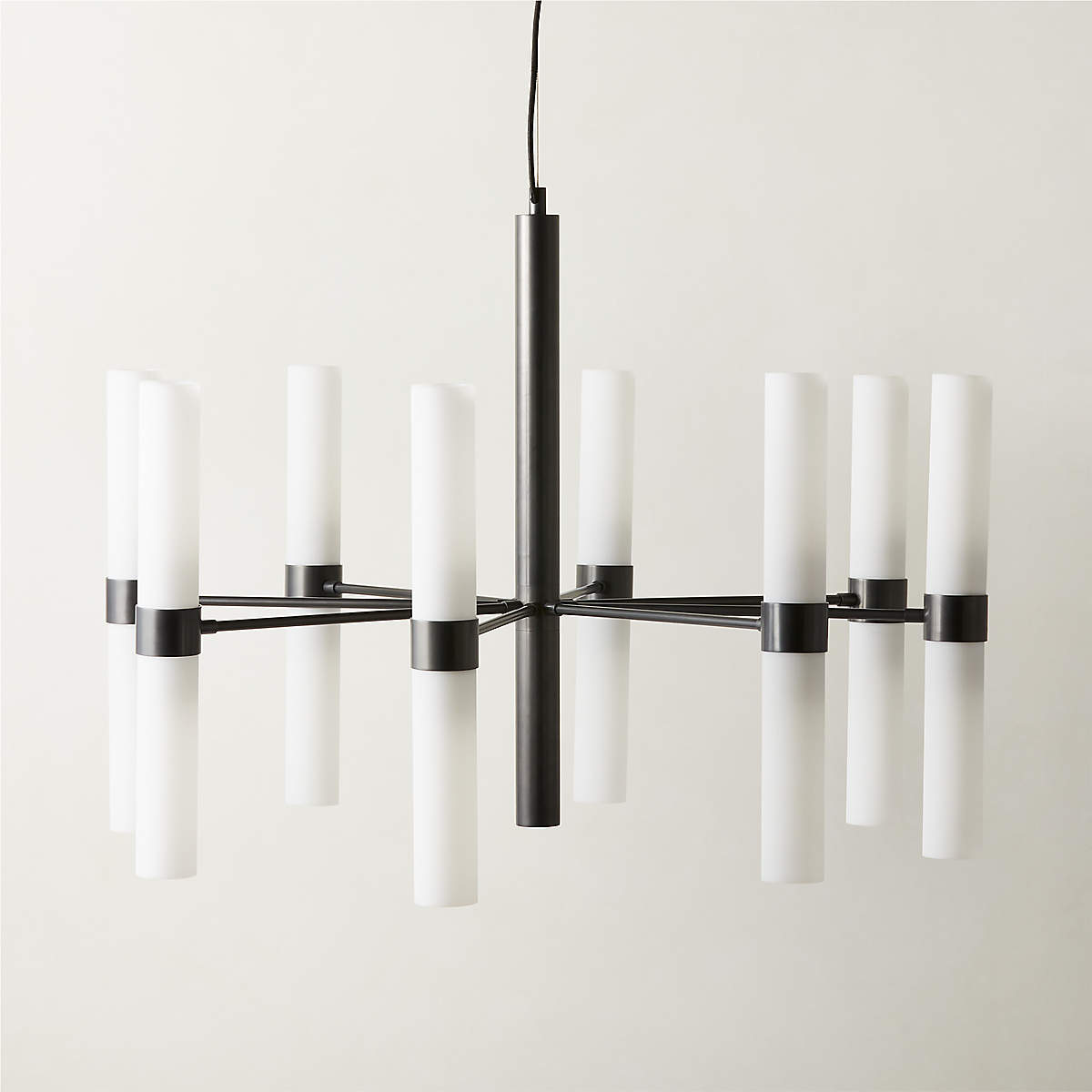 Gilded Glass Chandelier