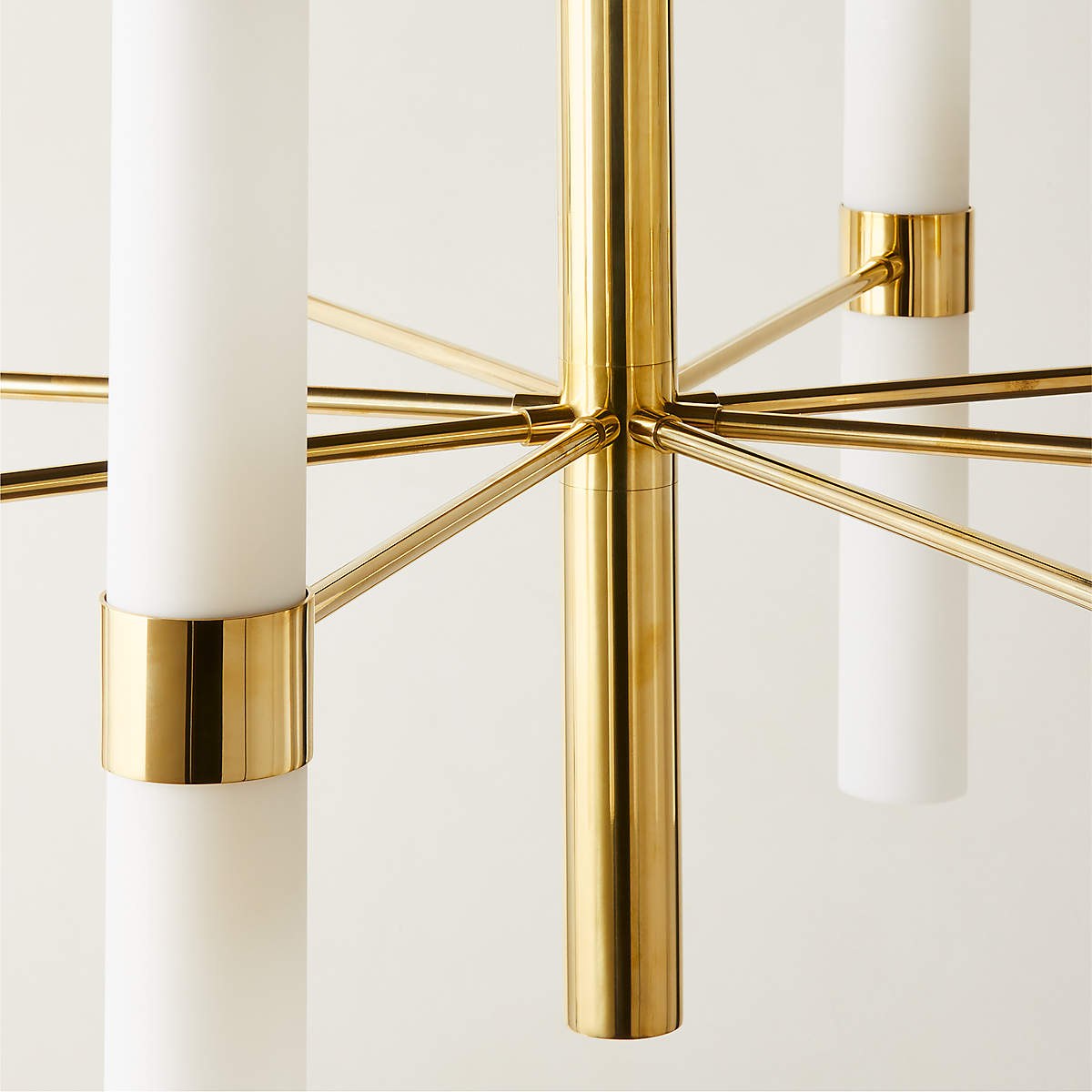 Gilded Glass Chandelier