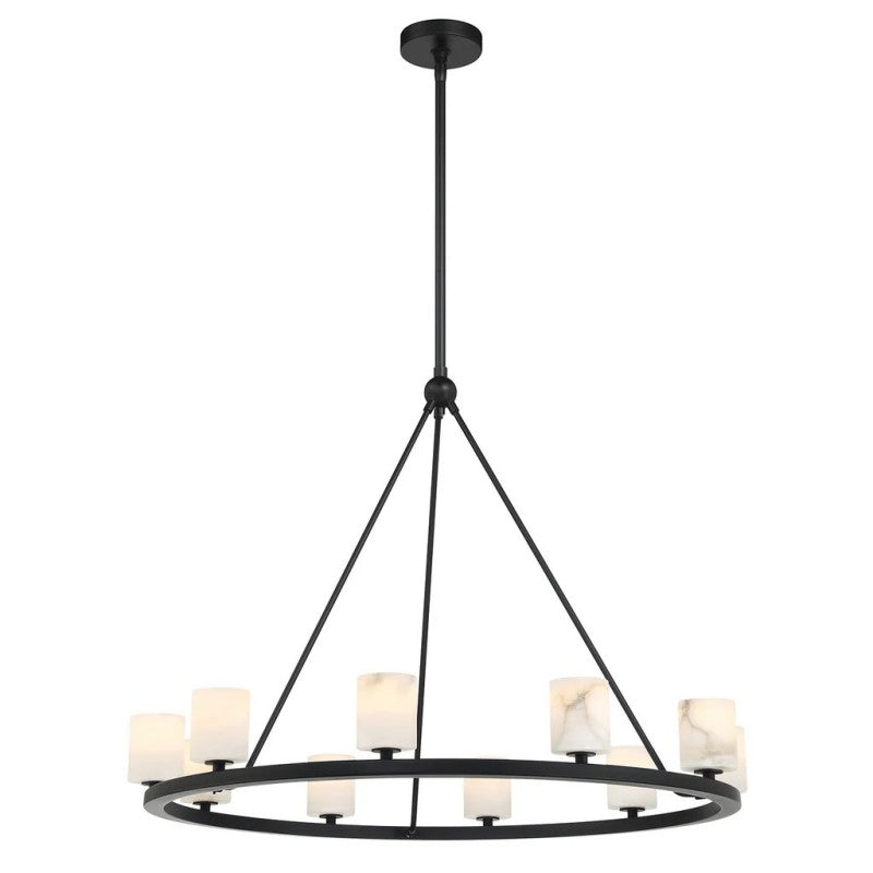 Estate 10 Light Chandelier Alabaster