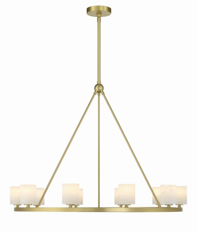 Estate 10 Light Chandelier Alabaster