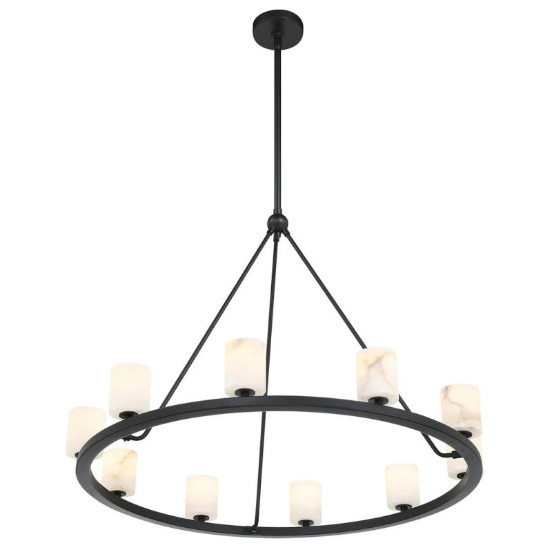 Estate 12 Light Chandelier Alabaster