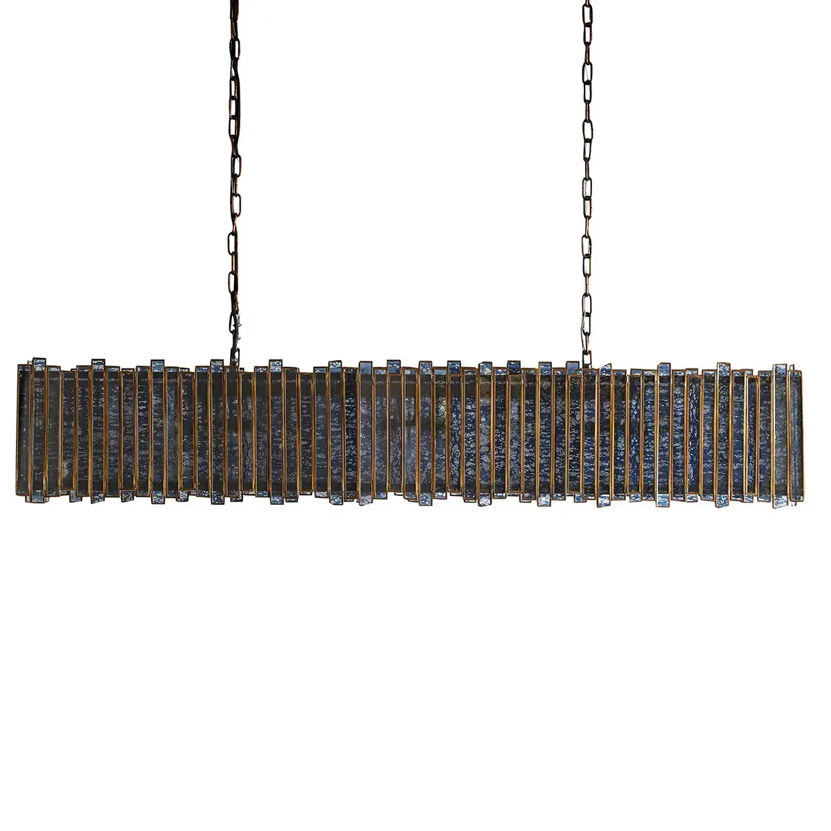 Roselle Glass Rectangular Chandelier