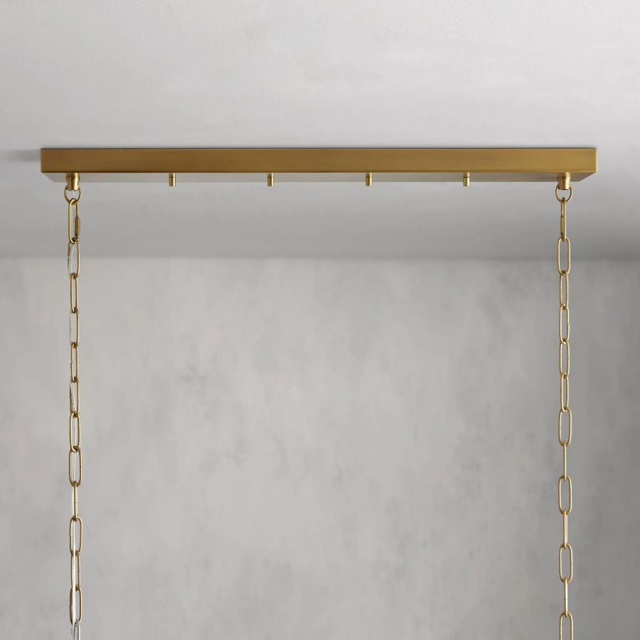 Juniper Glass Linear Chandelier