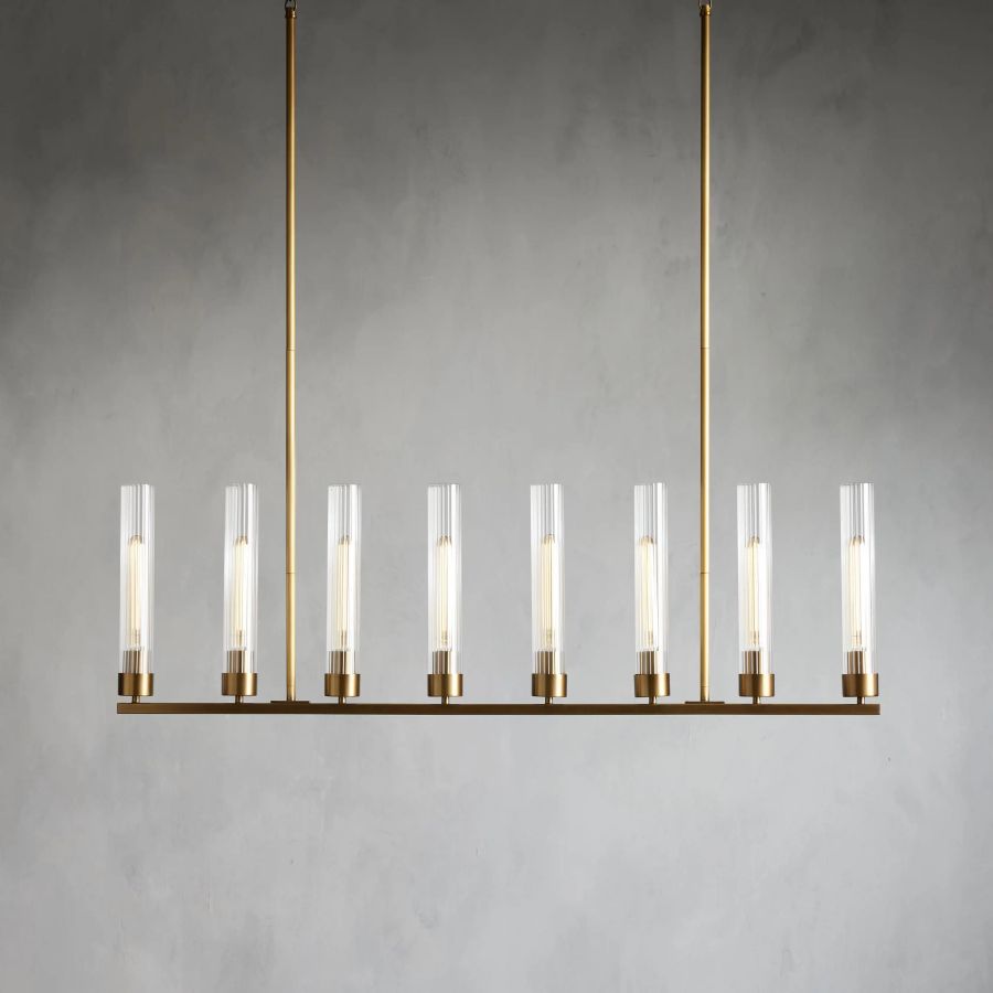 Juniper Glass Linear Chandelier