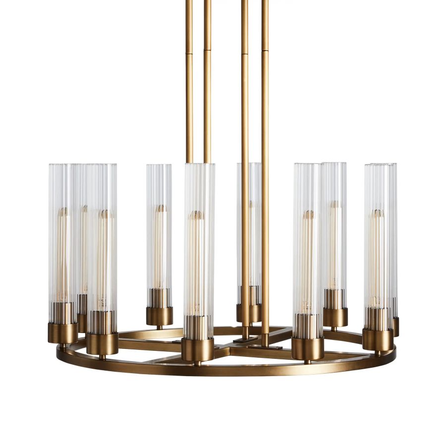 Juniper Glass Round Chandelier