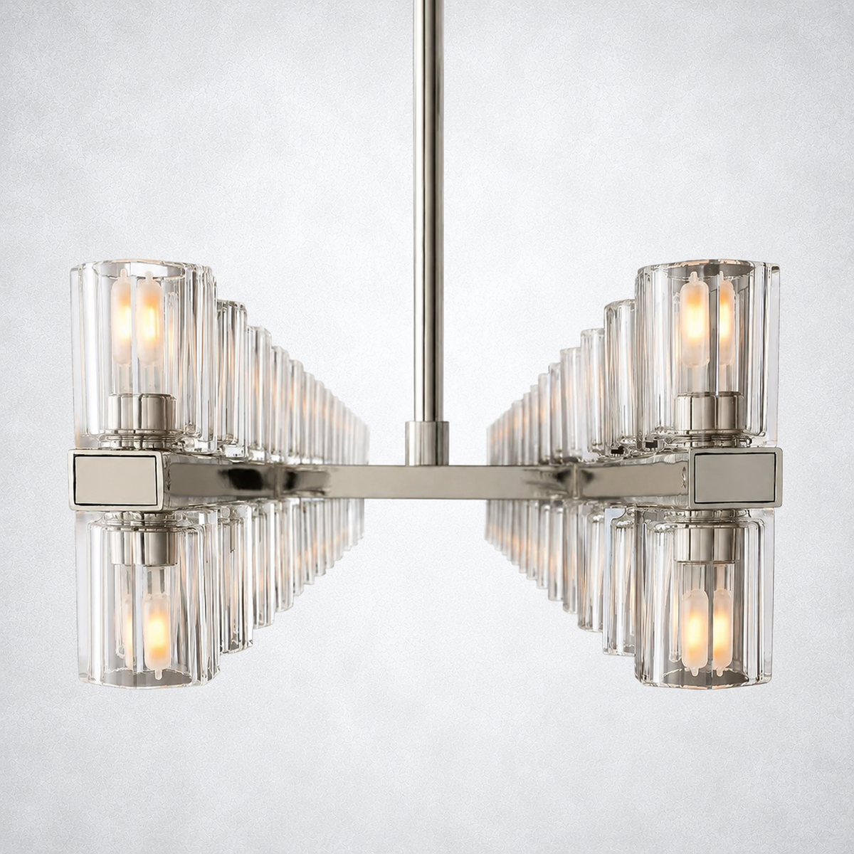 Marlowe Crystal Rectangular Chandelier 54"