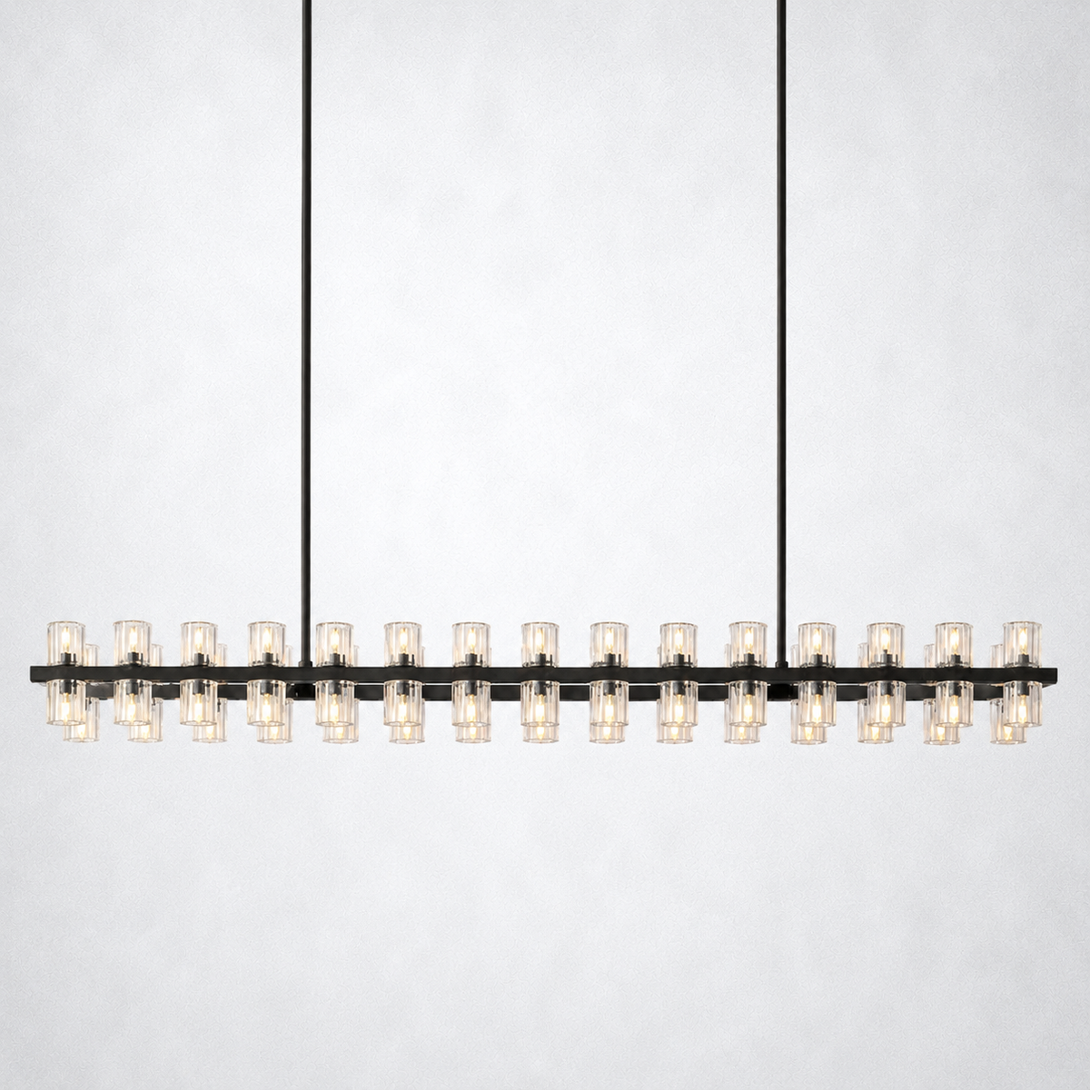 Marlowe Crystal Rectangular Chandelier 54"
