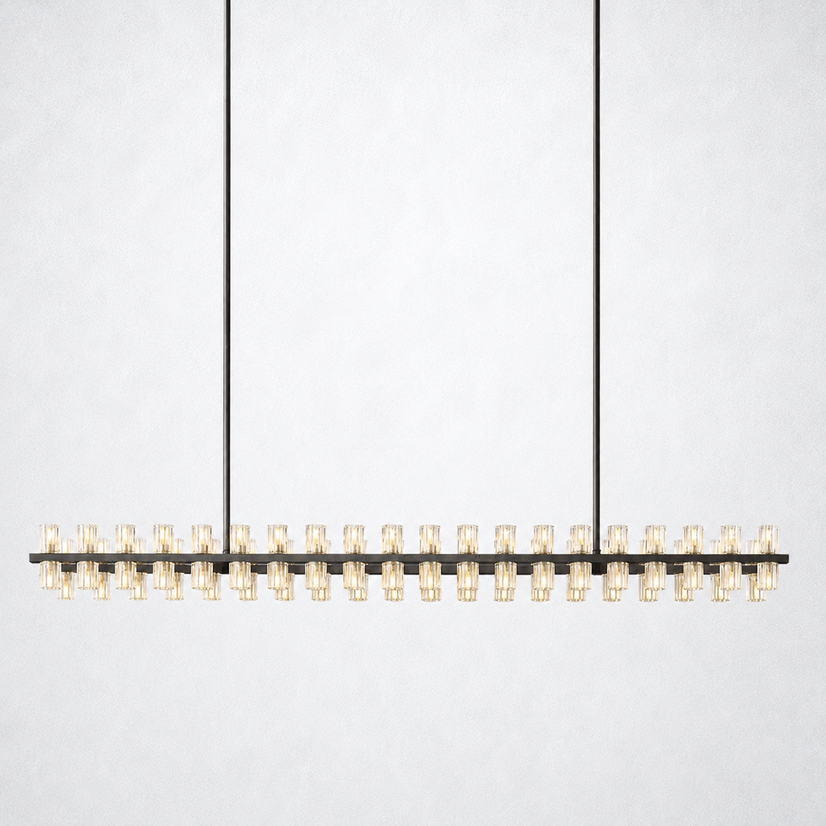 Marlowe Crystal Rectangular Chandelier 72"