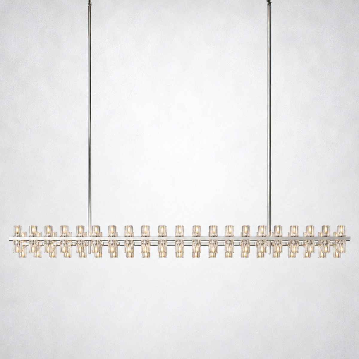 Marlowe Crystal Rectangular Chandelier 72"