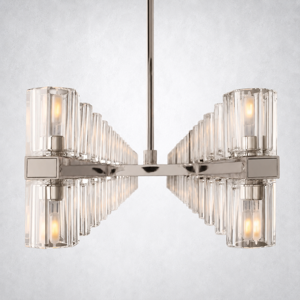 Marlowe Crystal Rectangular Chandelier 72"