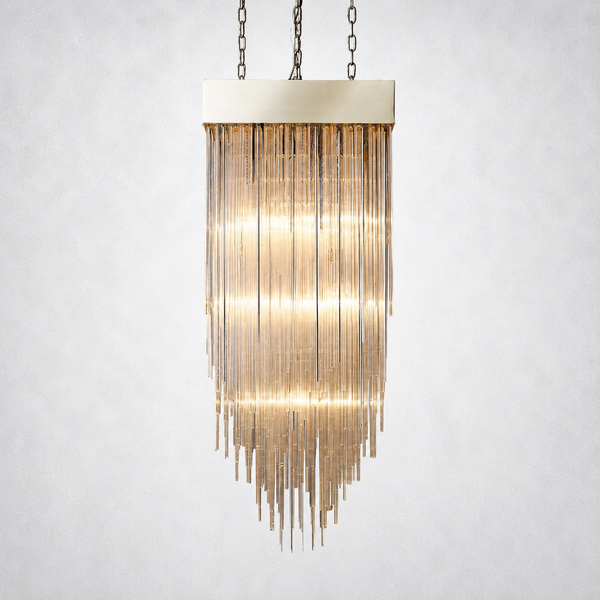 Glint Square Chandelier 21"