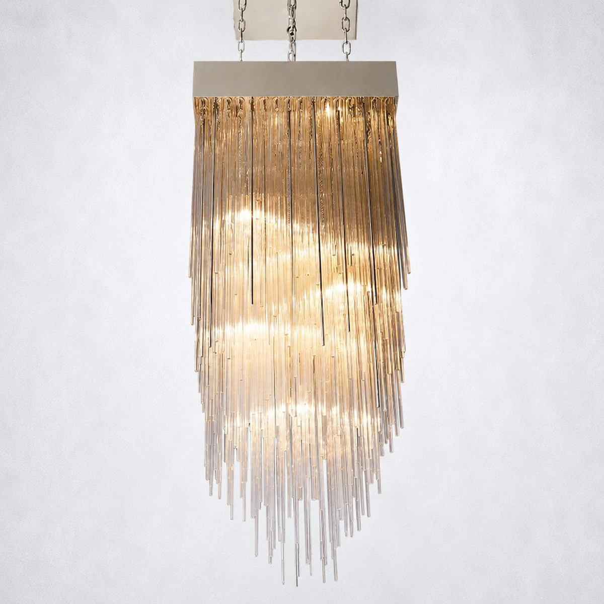 Glint Square Chandelier 21"