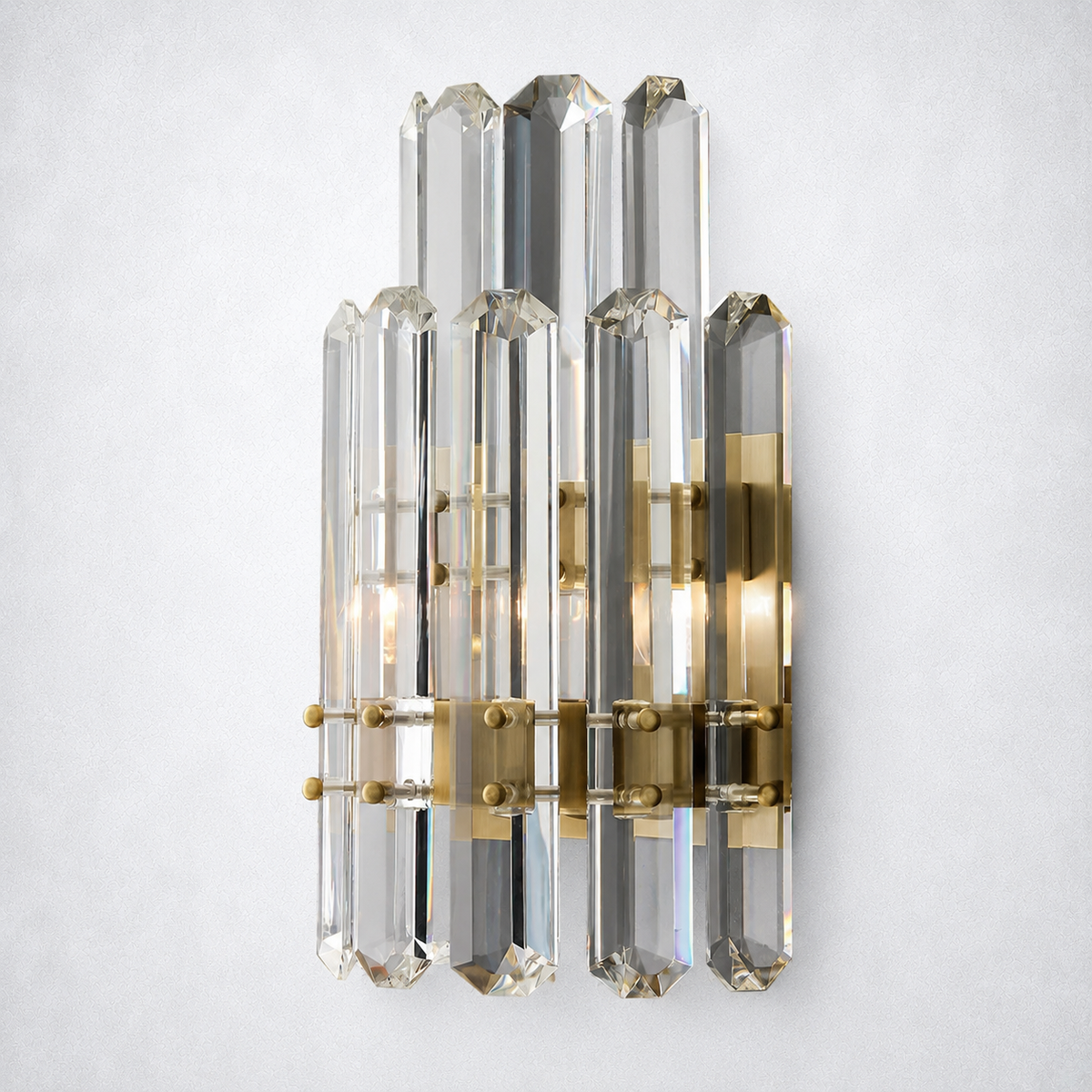 Twilight Prism 2-Tier Wall Sconce