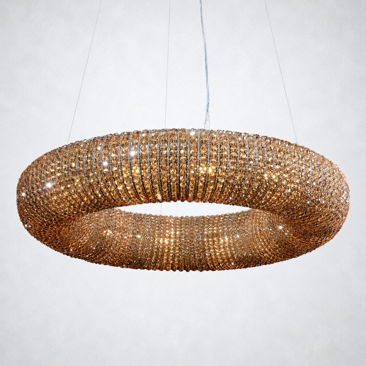 Elysian Crystal Round LED Chandelier 32"