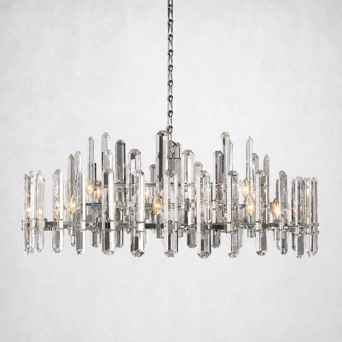 Twilight Prism Round Chandelier 48"