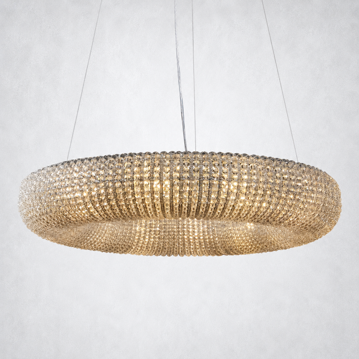 Elysian Crystal Round LED Chandelier 32"