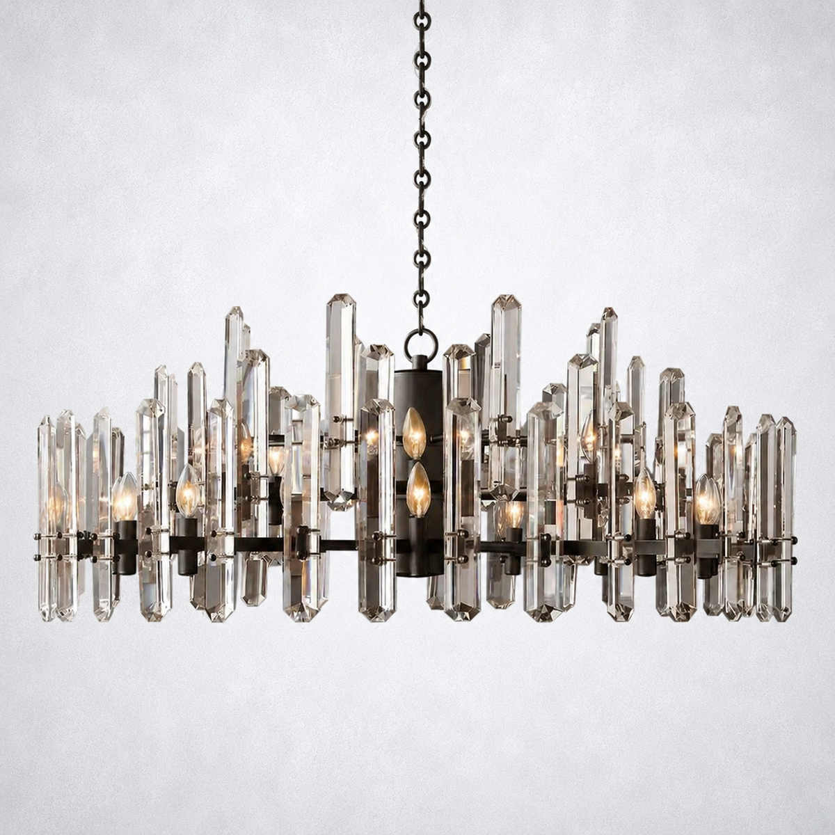 Twilight Prism Round Chandelier 48"