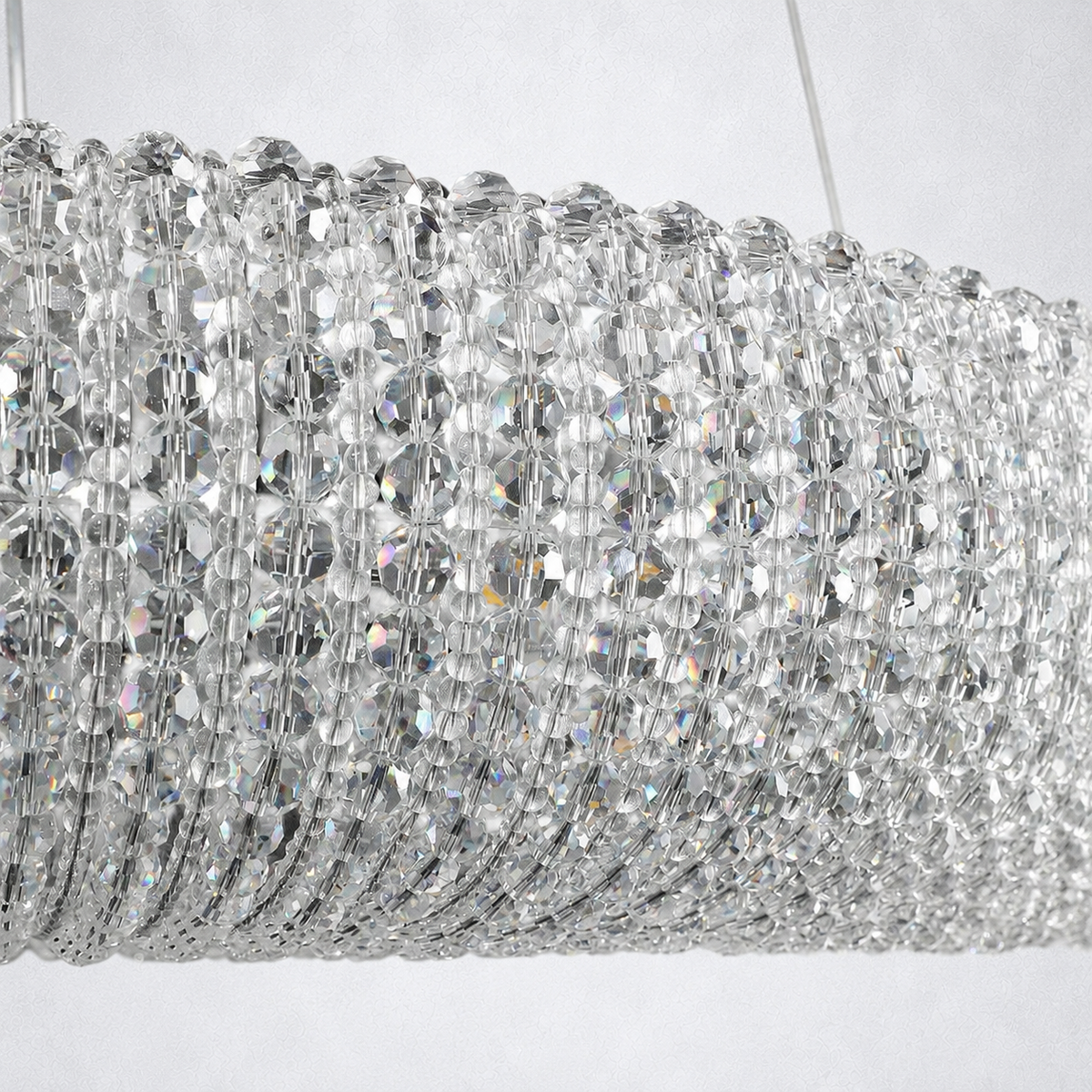 Elysian Crystal Round LED Chandelier 41"
