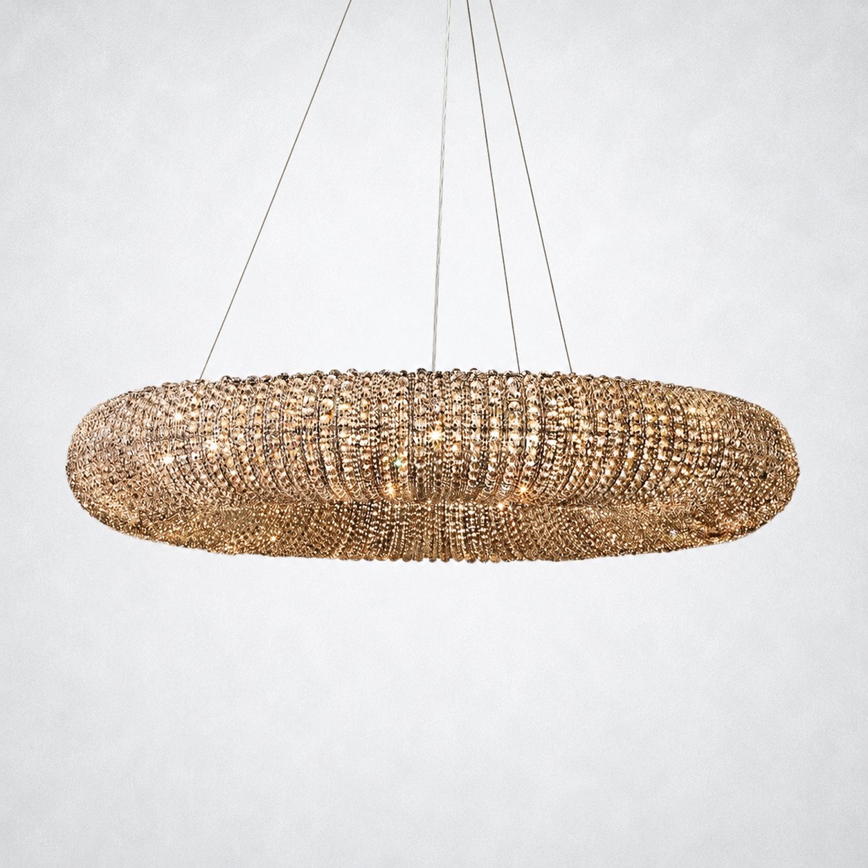 Elysian Crystal Round LED Chandelier 41"