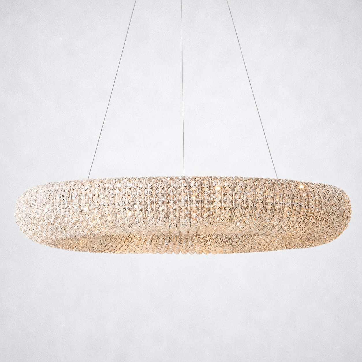 Elysian Crystal Round LED Chandelier 41"