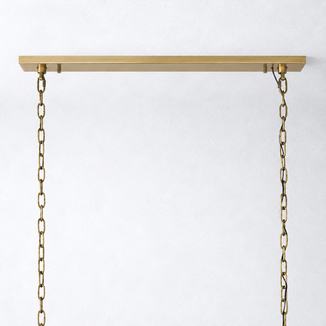 Ellington Alabaster Rectangular Chandelier 62"