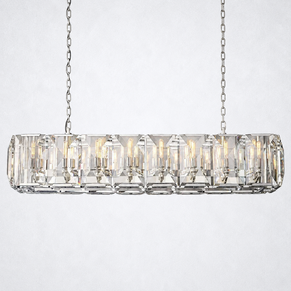 Ellington Crystal Rectangular Chandelier 55“