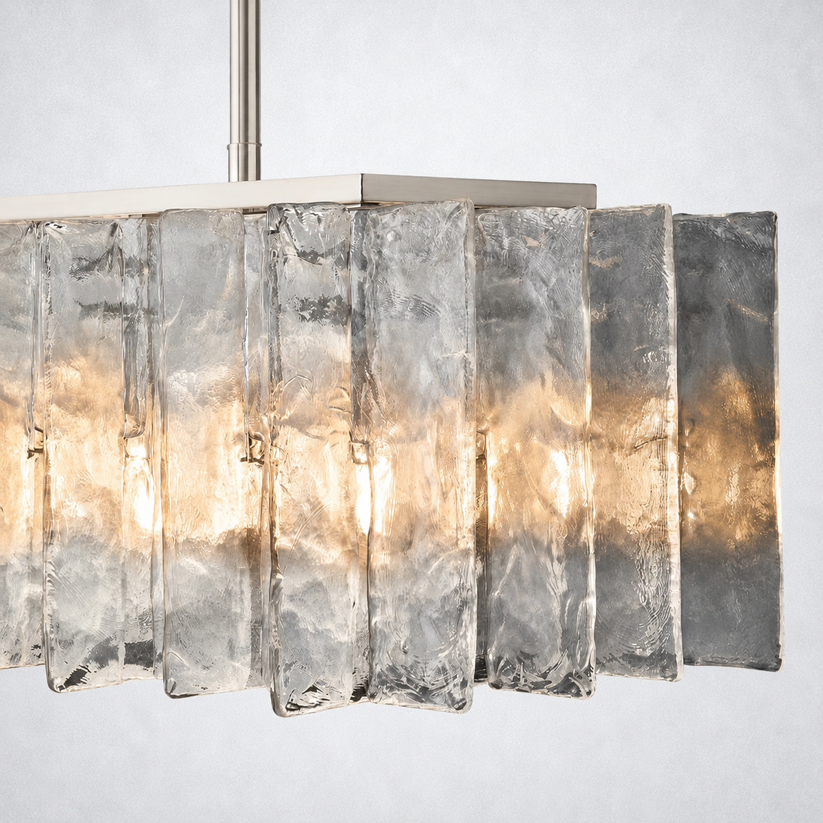 Enclave Rectangular Chandelier 49"