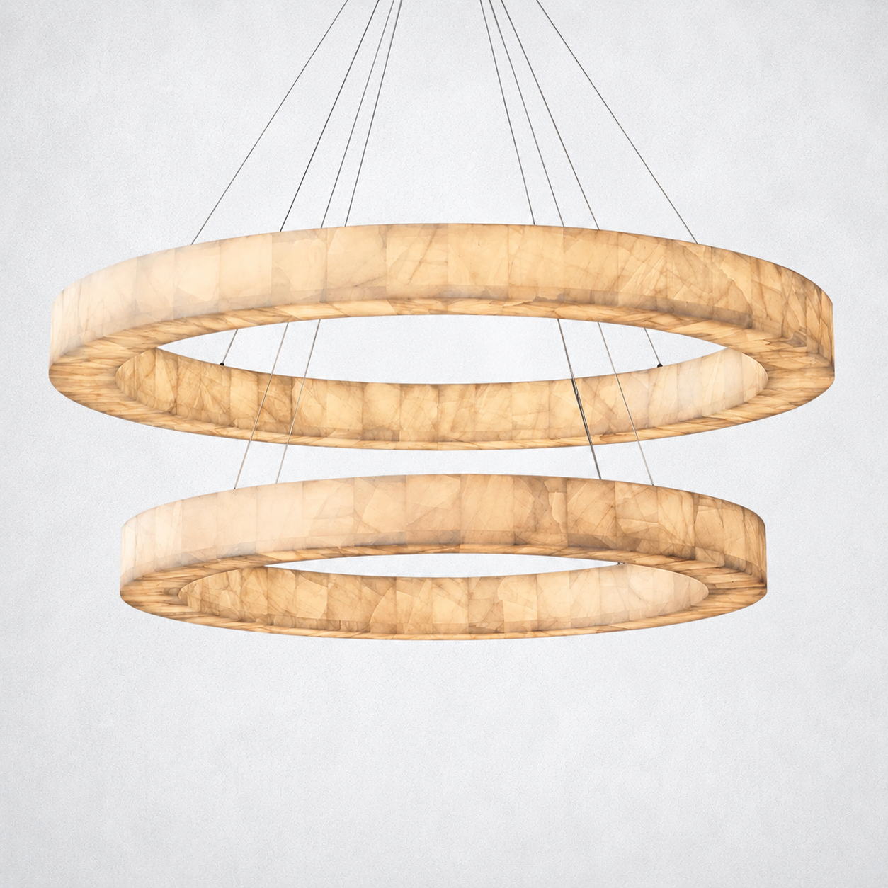 Marquise 2-Tier Round Chandelier 60"