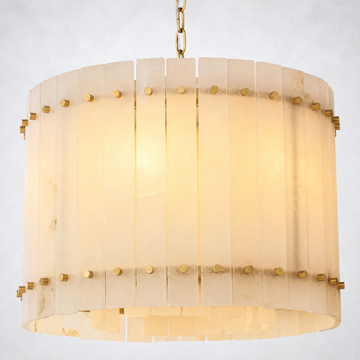 Sorella Alabaster Round Chandelier 22"