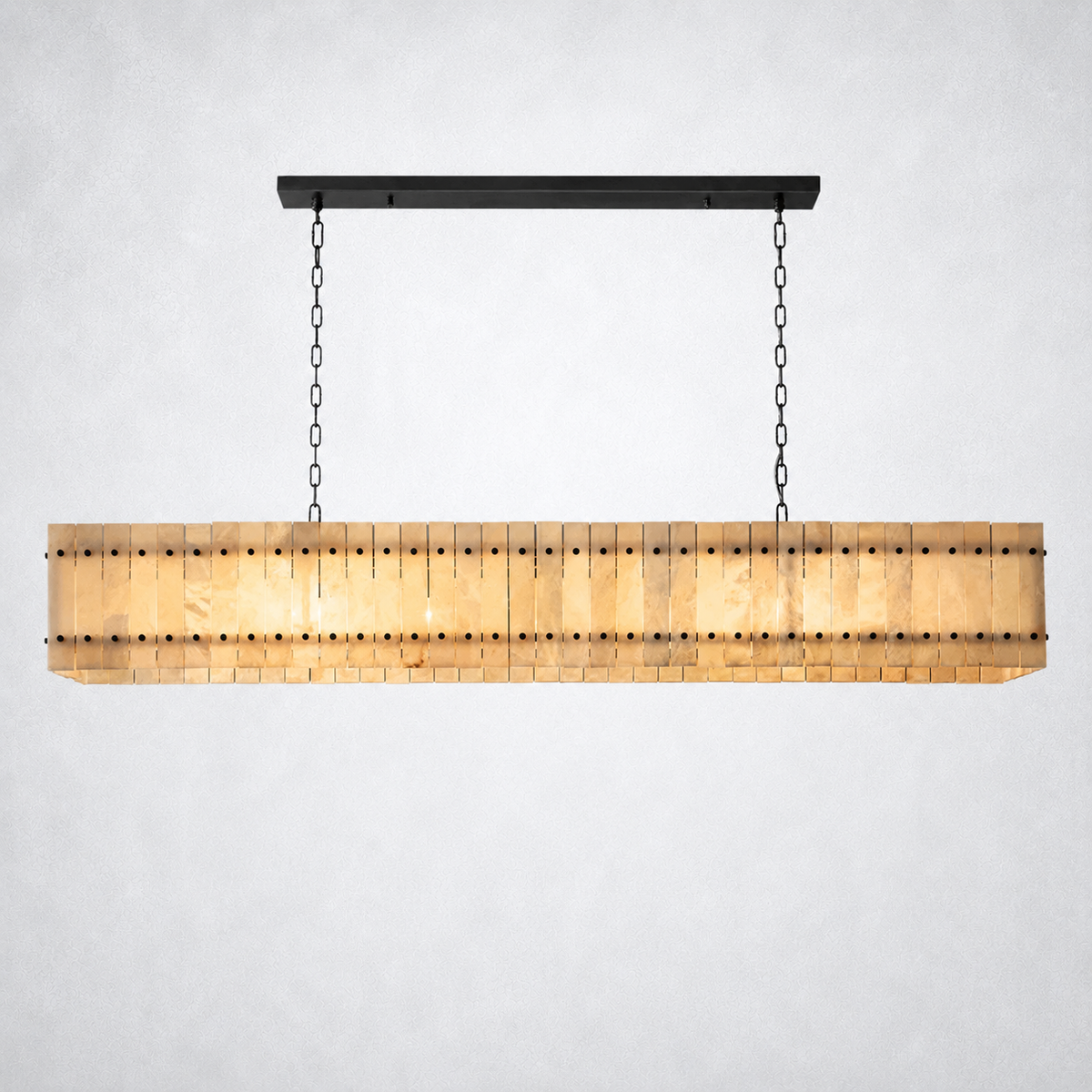 Sorella Alabaster Linear Chandelier 72"