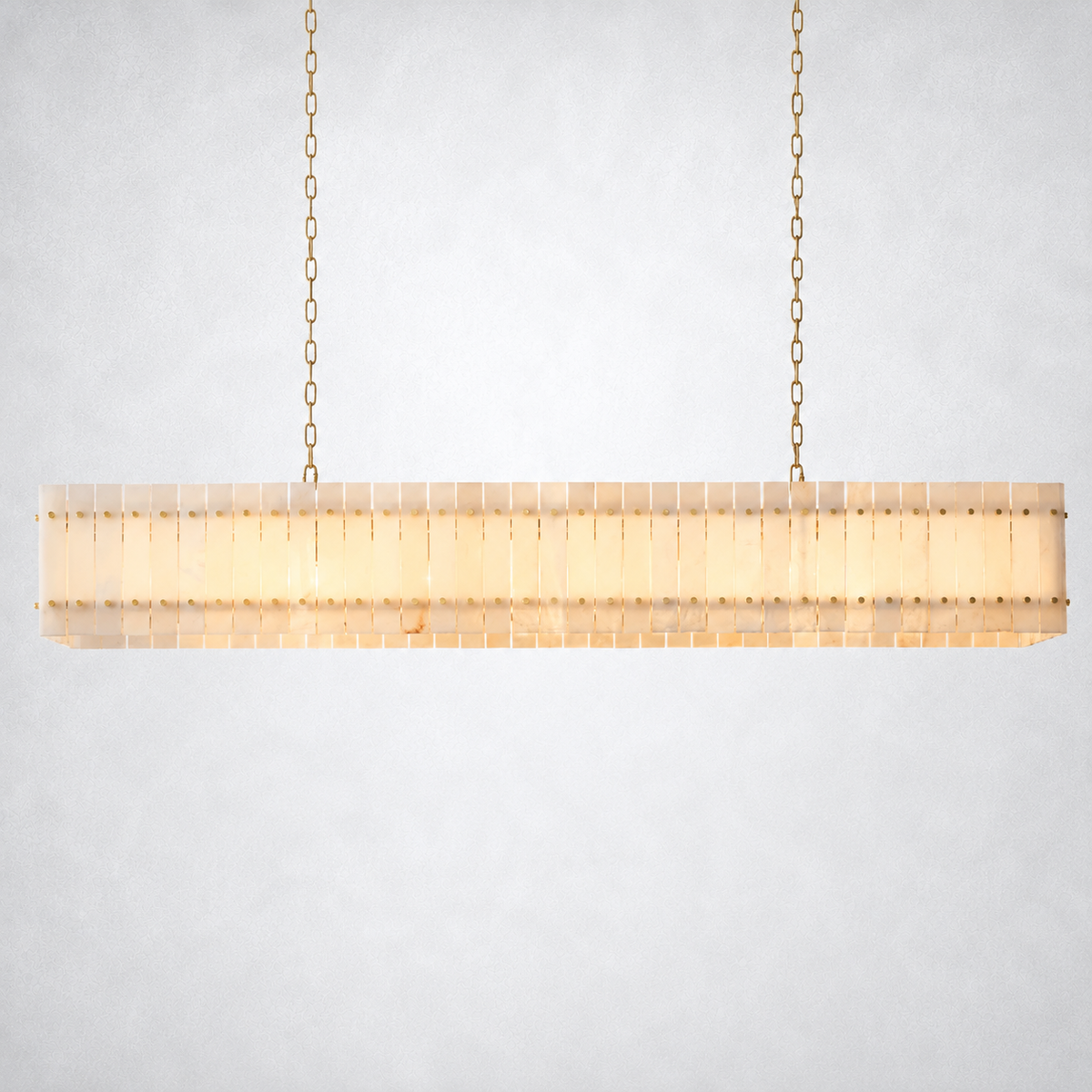 Sorella Alabaster Linear Chandelier 72"