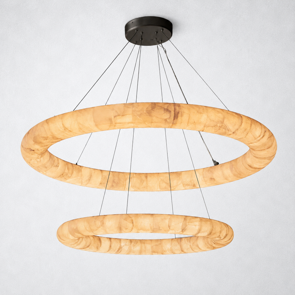 Marquise Lisa Two-Tiered Round Chandelier 61″