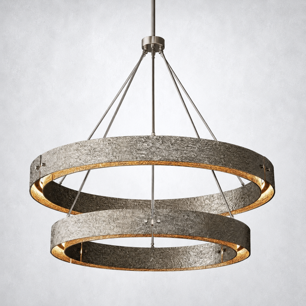Belvedere 2-Tier Round Chandelier 60"