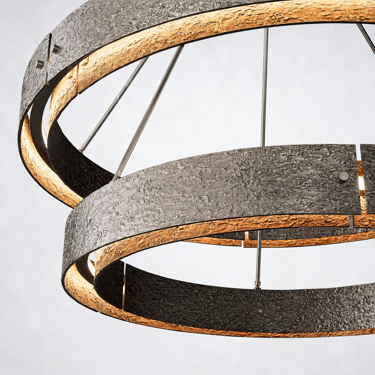 Belvedere 2-Tier Round Chandelier 60"