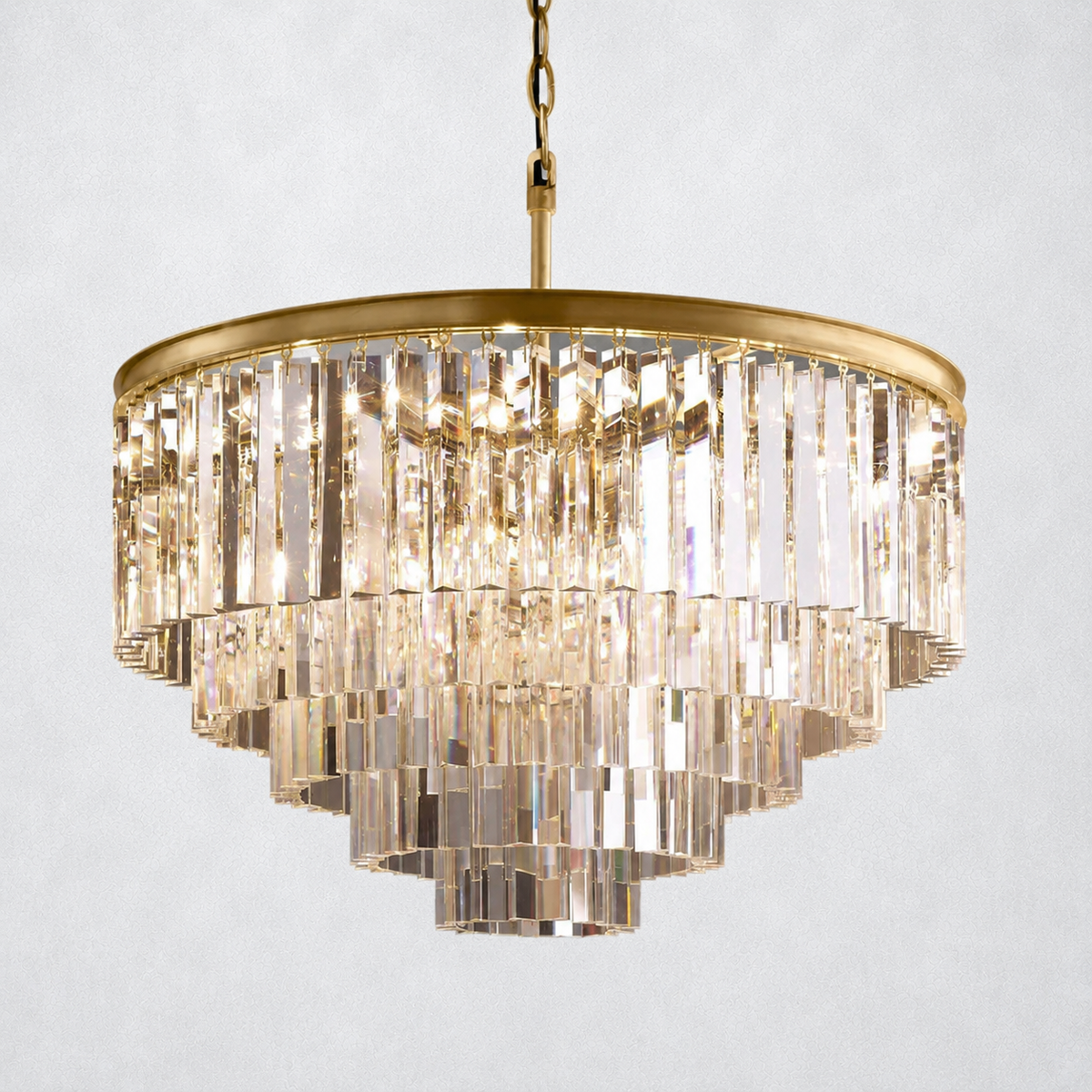 1920 Avelora Multi-Layer Round Chandelier 32"
